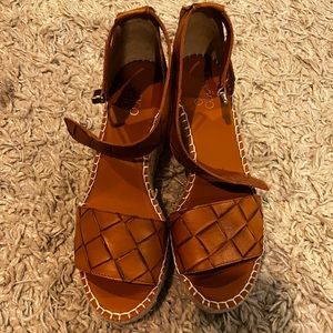 Franco Sarto Clemens Espadrille Wedge sandal, size 8, brand new.